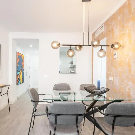 Princesas Flat, Luxury Near Beach&metro Free Parking Apartment Malaga